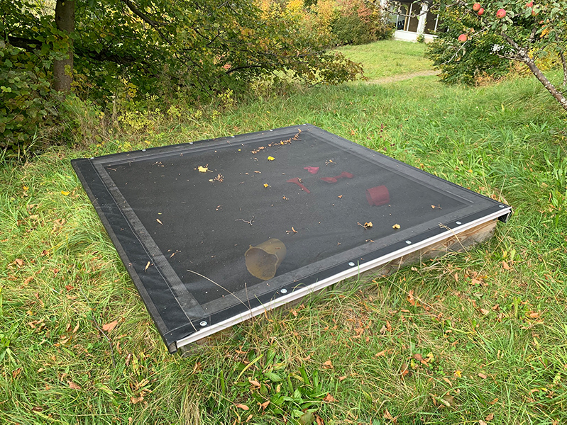 Gummierte PES-Gewebe