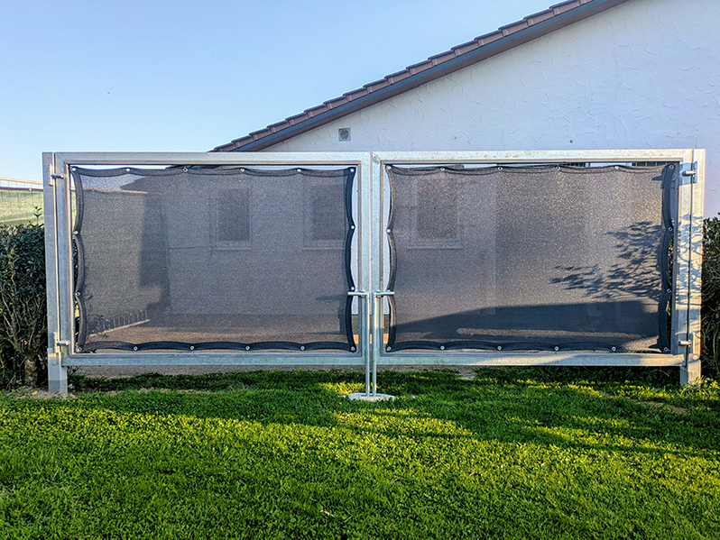 Windschutz für Ihre Terrasse - und gleichzeitig ein Sichtschutz.