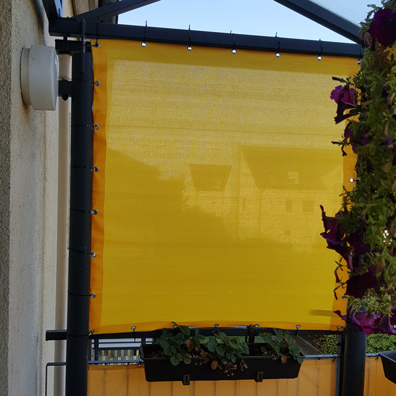 Sichtschutznetz in der Wunschfarbe gelb