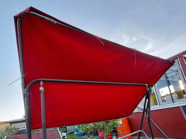 Dach für die Hollywoodschaukel - PVC-Dach für Hollywoodabdeckung | KUBULUS Blog