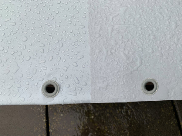 Unterschied wasserdichte und wasserabweisende Planen - Planen - wasserdicht vs. wasserabweisend | KUBULUS Blog