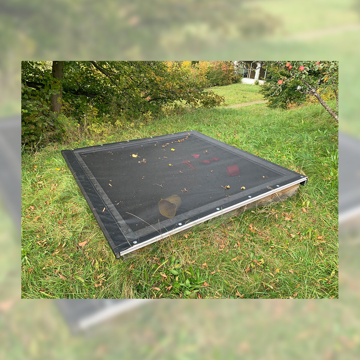 Gummierte Sandkastenabdeckung 260 g/m²