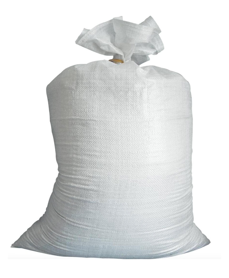 Schwerlastsack Gewebesack Hochwassersack Getreidesack Lagersack PP mit rotem Streifen 500 x 900 mm 30 kg weiss