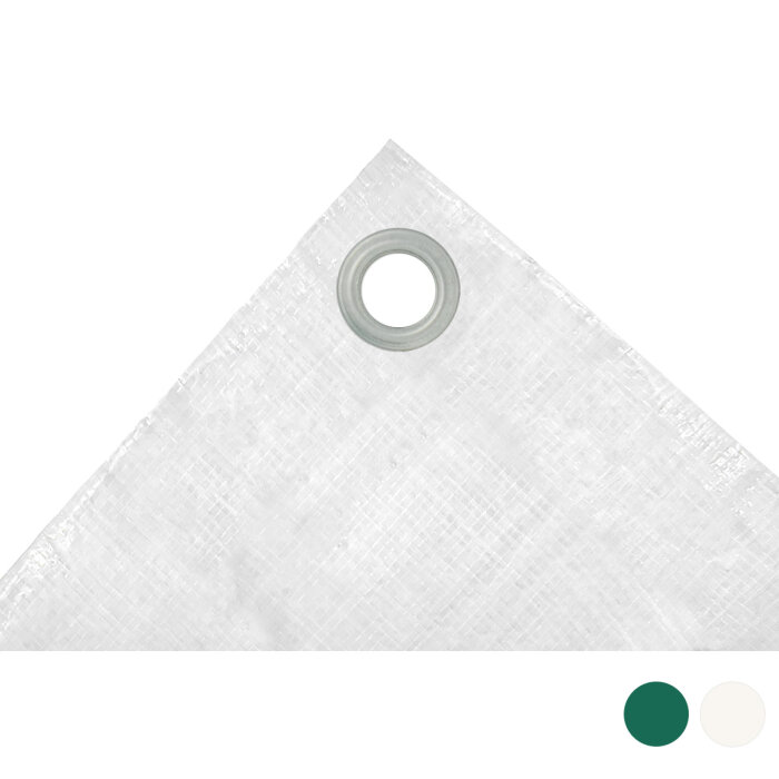 HDPE-Gewebeplane - Abdeckplane - 180 g/m² - randverstärkt...