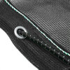 Gewirkplane weich - 220 g/qm für Standardcontainer - mit Gummiseil schwarz 2,30 x 4,50
