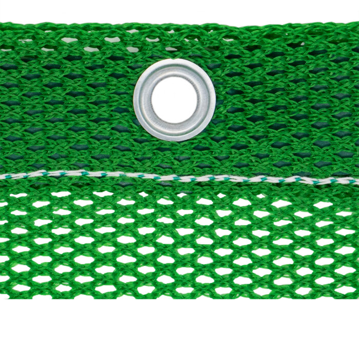 MASTERP Anhängernetz ca Abspannnetz ideal zur Ladungssicherung auf offenen Ladeflächen oder Containern Farbe: grün 1,5x2,2m robustes Netz