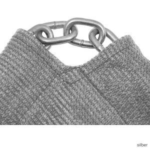 Sandkastenabdeckung 230 g/qm - mit Kette silber 3,00 m x 3,00 m