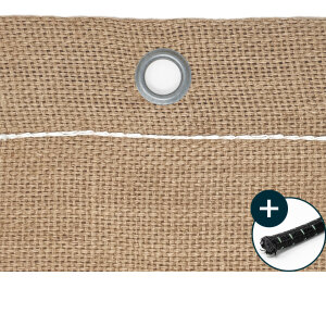 hitzebeständige Juteplanen nach Maß - 305 g...