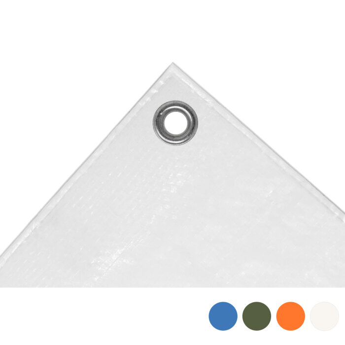Abdeckplane - Gewebeplane 100 g/m² - weiß, orange, grün,...