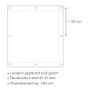 HDPE Gewebeplane - Abdeckplane - 180 g/qm grün 4 x 5 m