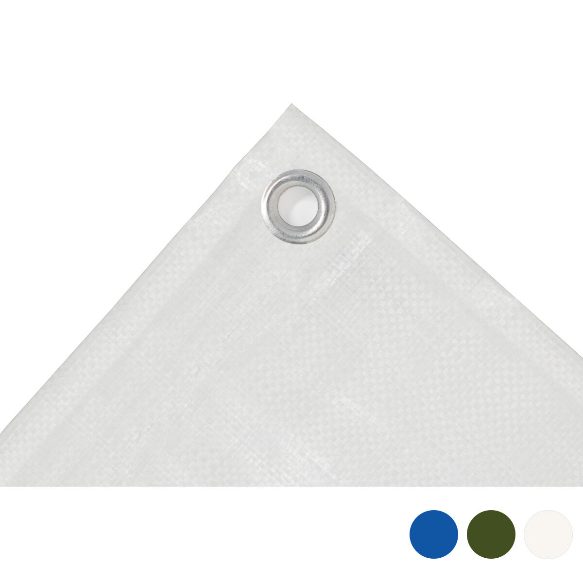 Perel 110-0202: Abdeckplane Wasserdicht, Gewebeplane, Plane Wasserdicht - Foto 9