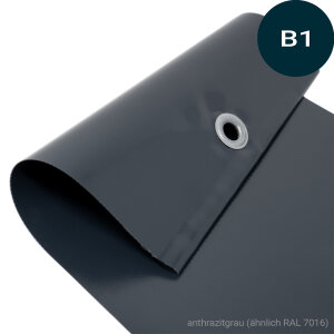 PVC Plane - Gewebeplane - LKW Plane - 650 g/m² - nach Maß - schwer entflammbar (DIN 4102 B1)