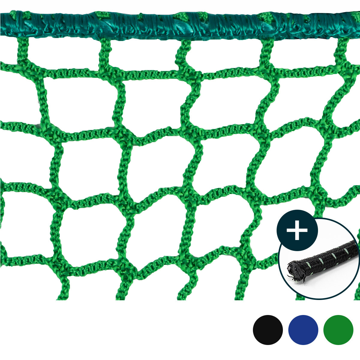 Wiesenfield Anhängernetz Anhängernetz feinmaschig 2,5 x 3,5 m  Sicherheitsnetz dehnbar Gummizug, BxL: 350x250 m