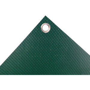 Holzabdeckplane EXTRA - PVC - grün - mit Ösen...