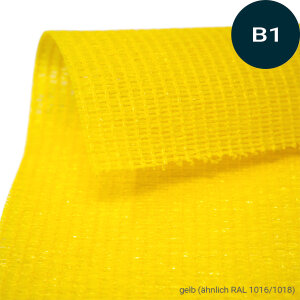 Bühnengaze - schwer entflammbar B1 - Schutzwert ca. 80% - Rolle 2 x 50 m