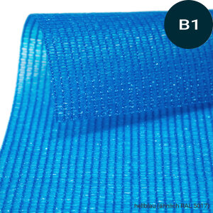 Bühnengaze - schwer entflammbar B1 - Schutzwert ca. 80% - Rolle 2 x 50 m