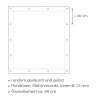 PVC Plane - Gewebeplane - LKW Plane - 650 g/m² 2 m x 4 m reinorange (ähnlich RAL 2004)
