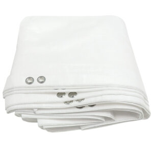 Gerüstplane 110 g/m² - weiß-transluzent-...