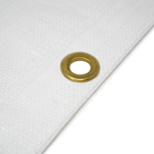 Abdeckplane - Gewebeplane 240 g/qm - weiß-transluzent 10 m x 20 m (1 Stück)