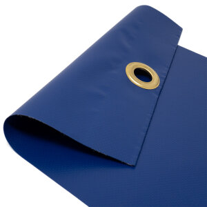 PVC/LKW Plane - Abdeckplane - Gewebeplane 600 g/qm blau 2...