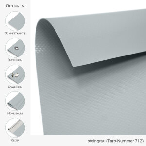 PVC Plane stark - rechteckig - 650 g/m² - nach Maß