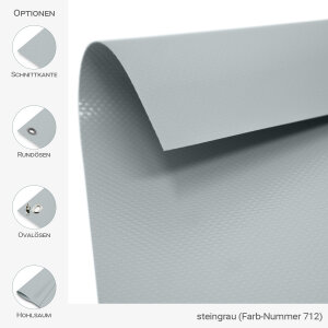 PVC Plane stark - rund - 650 g/m² - nach Maß