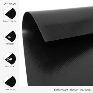 PVC Plane stark - rund - 650 g/m² - nach Maß