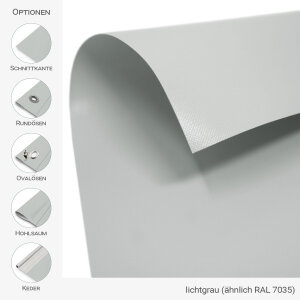 PVC Plane extraleicht - dreieckig gleichschenklig - 360 g/m² - nach Maß