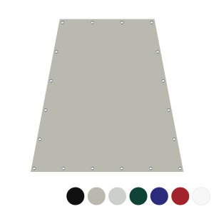 PVC Plane extrastark - trapezförmig gleichschenklig - 900 g/m² - nach Maß