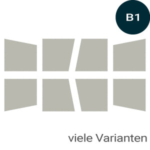 PVC Plane extrastark - trapezförmig rechtwinklig - 900 g/m² - nach Maß - schwer entflammbar (DIN 4102 B1)