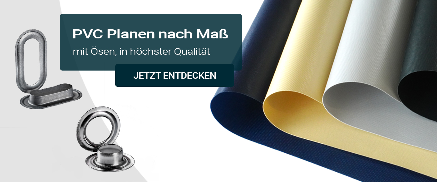 PVC-Planen nach Maß mit Ösen